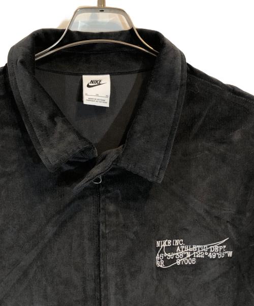 NIKE（ナイキ）NIKE (ナイキ) コーデュロイジャケット ブラック サイズ:SIZE XLの古着・服飾アイテム