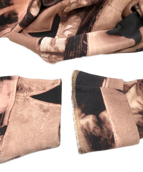 JUST CAVALLI（ジャストカヴァリ）JUST CAVALLI (ジャストカヴァリ) 総柄パーカー ピンク サイズ:Lの古着・服飾アイテム