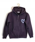 Arakiアラキ）の古着「ジップパーカー」｜パープル