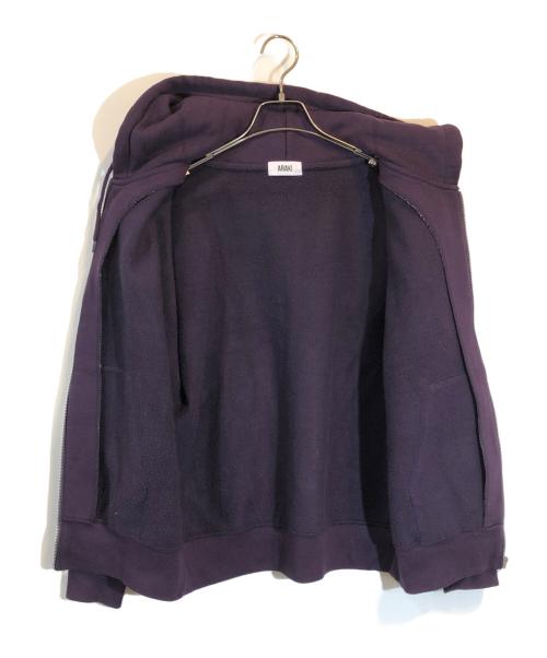 Araki（アラキ）ARAKI (アラキ) ジップパーカー パープル サイズ:下記参照の古着・服飾アイテム