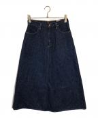 orSlowオアスロウ）の古着「デニムスカート」｜インディゴ