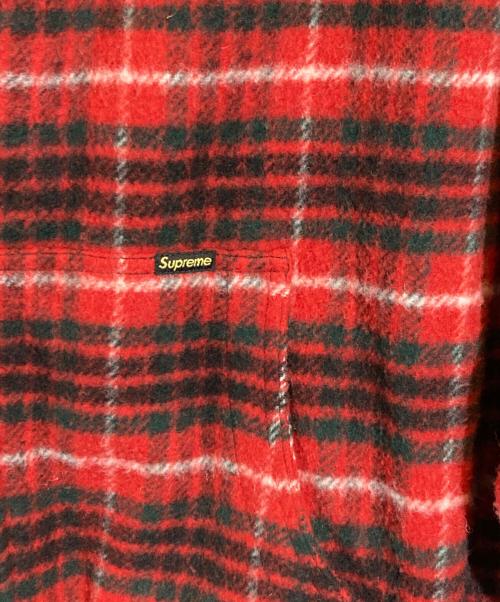 SUPREME（シュプリーム）Supreme (シュプリーム) PLAID WOOL HOODED WORK JACKET(プラッド ウール フーディー ワーク ジャケット) レッド サイズ:Mの古着・服飾アイテム