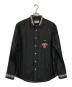 PALACE（パレス）の古着「刺繍デニムシャツ」｜ブラック