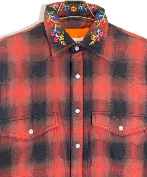 PALACE（パレス）PALACE (パレス) DOVE SHIRT RED レッド サイズ:SIZE Sの古着・服飾アイテム