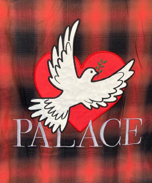 PALACE（パレス）PALACE (パレス) DOVE SHIRT RED レッド サイズ:SIZE Sの古着・服飾アイテム