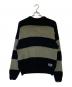 PALACE（パレス）の古着「OPEN STRIPE KNIT」｜ブラック