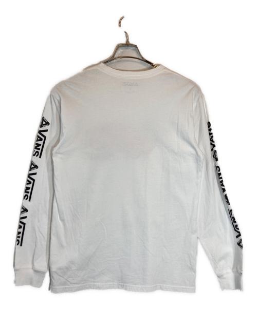 VANS（ヴァンズ）VANS (ヴァンズ) PALACE (パレス) ロングスリーブカットソー ホワイト サイズ:Mの古着・服飾アイテム