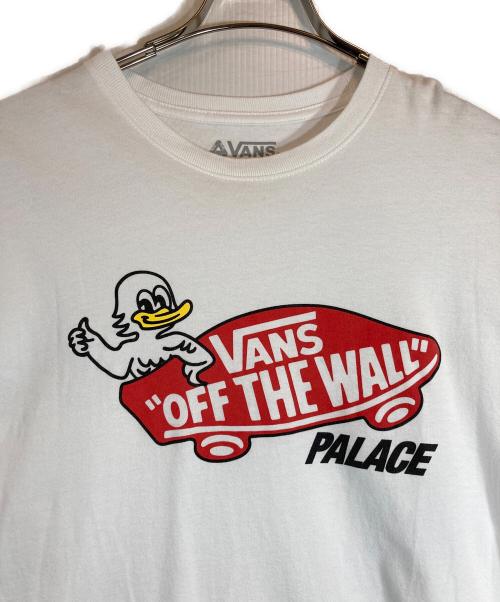 VANS（ヴァンズ）VANS (ヴァンズ) PALACE (パレス) ロングスリーブカットソー ホワイト サイズ:Mの古着・服飾アイテム