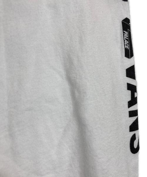 VANS（ヴァンズ）VANS (ヴァンズ) PALACE (パレス) ロングスリーブカットソー ホワイト サイズ:Mの古着・服飾アイテム