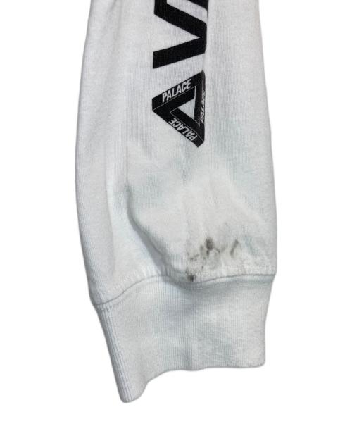 VANS（ヴァンズ）VANS (ヴァンズ) PALACE (パレス) ロングスリーブカットソー ホワイト サイズ:Mの古着・服飾アイテム