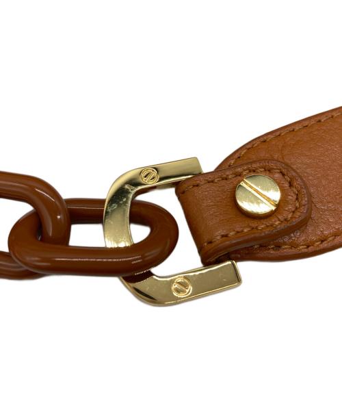 TORY BURCH（トリーバーチ）TORY BURCH (トリーバーチ) チェーンショルダーバッグ ブラウンの古着・服飾アイテム