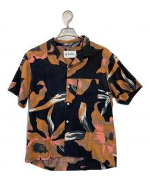 NO MAD（ノーマッド）の古着「オープンカラーシャツ」｜ブラウン