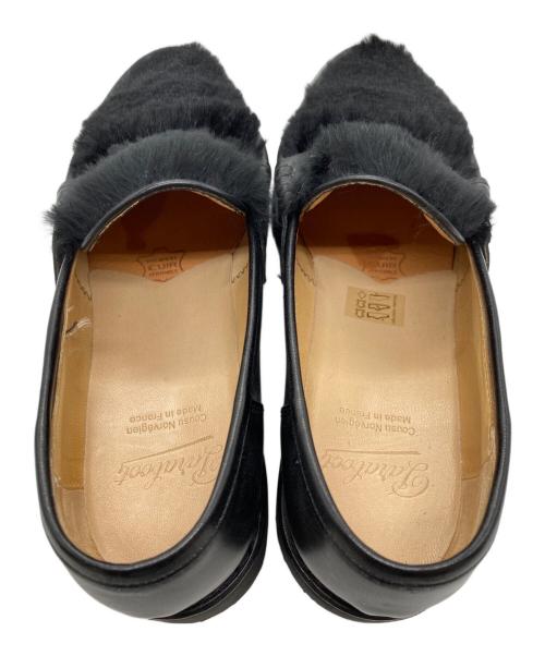 PARABOOT（パラブーツ）PARABOOT (パラブーツ) ORSAY LAPIN/ ラビットファーローファー ブラック サイズ:SIZE 5の古着・服飾アイテム