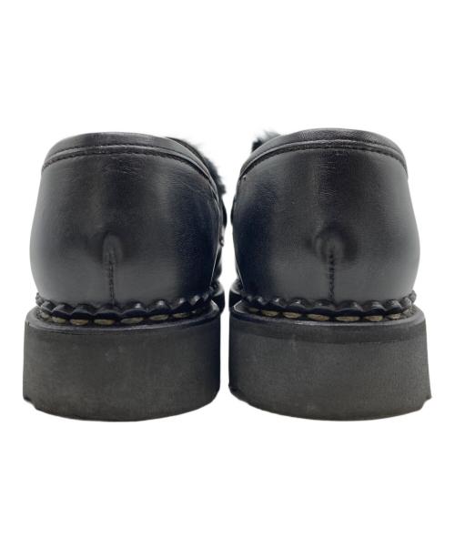 PARABOOT（パラブーツ）PARABOOT (パラブーツ) ORSAY LAPIN/ ラビットファーローファー ブラック サイズ:SIZE 5の古着・服飾アイテム