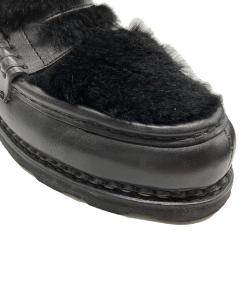 PARABOOT（パラブーツ）PARABOOT (パラブーツ) ORSAY LAPIN/ ラビットファーローファー ブラック サイズ:SIZE 5の古着・服飾アイテム