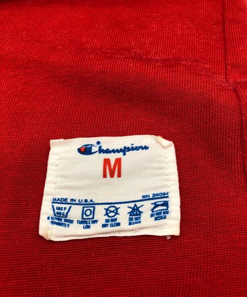 Champion（チャンピオン）Champion (チャンピオン) フットボールTシャツ / トリコタグ前期 / 82-85年 レッド サイズ:MEDIUMの古着・服飾アイテム