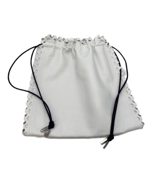 LUDLOW（ラドロー）LUDLOW (ラドロー) スカラップバッグ ホワイト サイズ:下記参照の古着・服飾アイテム