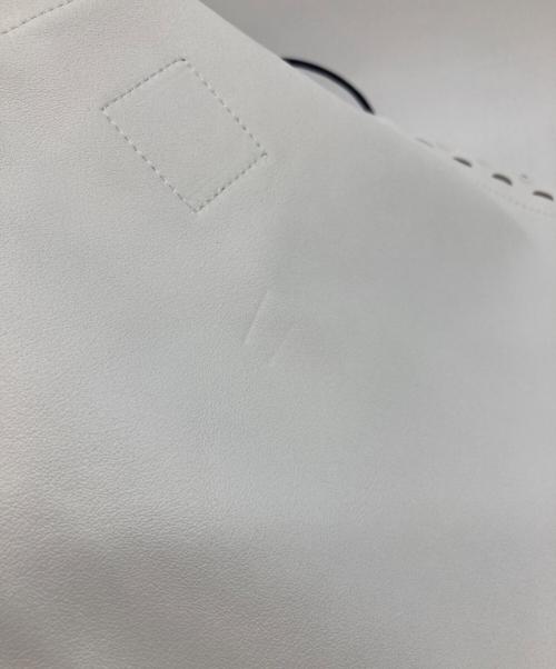 LUDLOW（ラドロー）LUDLOW (ラドロー) スカラップバッグ ホワイト サイズ:下記参照の古着・服飾アイテム