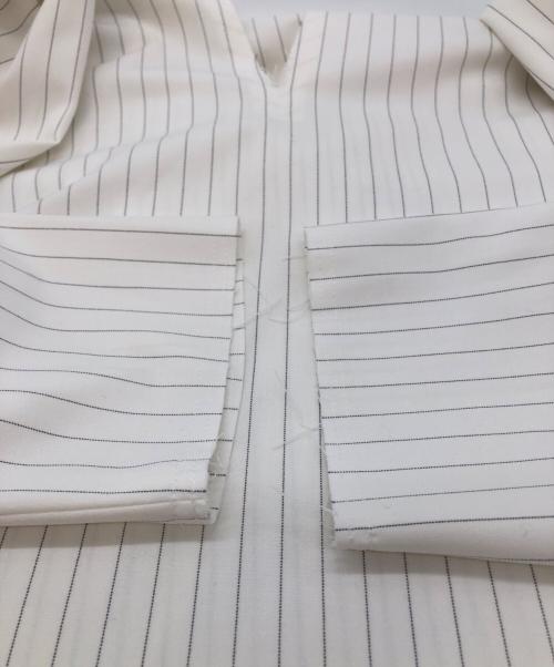 CITYSHOP（シティショップ）CITYSHOP (シティショップ) V NECK LEAN DRESS：ワンピース ホワイト サイズ:38の古着・服飾アイテム