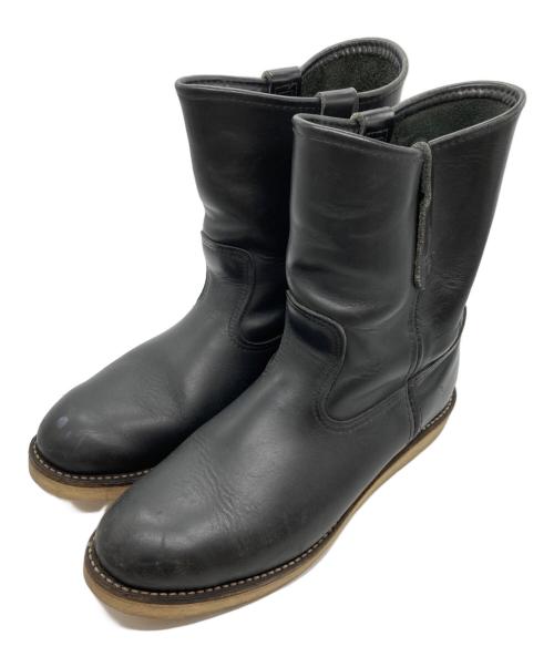 RED WING（レッドウィング）RED WING (レッドウィング) PECOS BOOTS ブラック サイズ:UK 8の古着・服飾アイテム