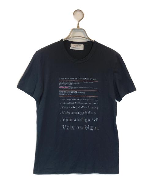 Yves Saint Laurent（イヴサンローラン）Yves Saint Laurent (イヴサンローラン) プリントTシャツ ブラック サイズ:SIZE Mの古着・服飾アイテム