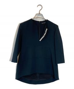 中古・古着通販】YOKO CHAN (ヨーコチャン) ハーフスリーブヘムフレア