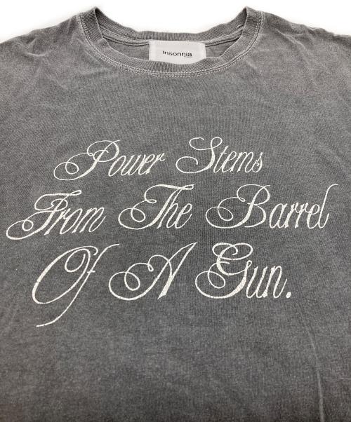 insonnia（インソニア）Insonnia (インソニア) POWER STEMS TEE グレー サイズ:3の古着・服飾アイテム