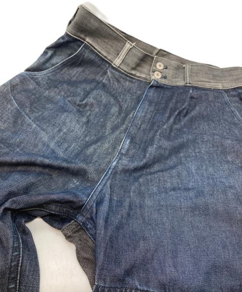 COMME des GARCONS HOMME（コムデギャルソン オム）COMME des GARCONS HOMME (コムデギャルソン オム) パッチワークデニムパンツ グレー サイズ:Sの古着・服飾アイテム