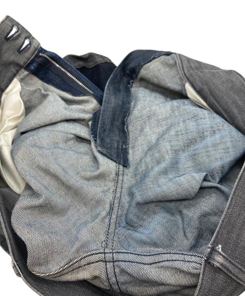 COMME des GARCONS HOMME（コムデギャルソン オム）COMME des GARCONS HOMME (コムデギャルソン オム) パッチワークデニムパンツ グレー サイズ:Sの古着・服飾アイテム