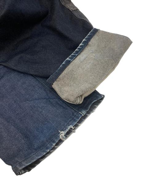 COMME des GARCONS HOMME（コムデギャルソン オム）COMME des GARCONS HOMME (コムデギャルソン オム) パッチワークデニムパンツ グレー サイズ:Sの古着・服飾アイテム