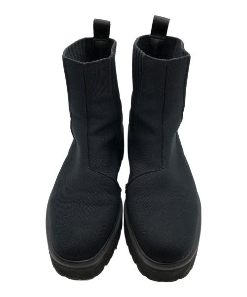 PLEATS PLEASE（プリーツプリーズ）PLEATS PLEASE (プリーツプリーズ) UN (ユナイテッドヌード) EASYKNITBOOTS ブラック サイズ:23.5cmの古着・服飾アイテム