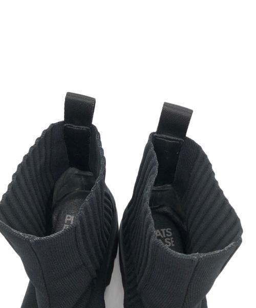 PLEATS PLEASE（プリーツプリーズ）PLEATS PLEASE (プリーツプリーズ) UN (ユナイテッドヌード) EASYKNITBOOTS ブラック サイズ:23.5cmの古着・服飾アイテム