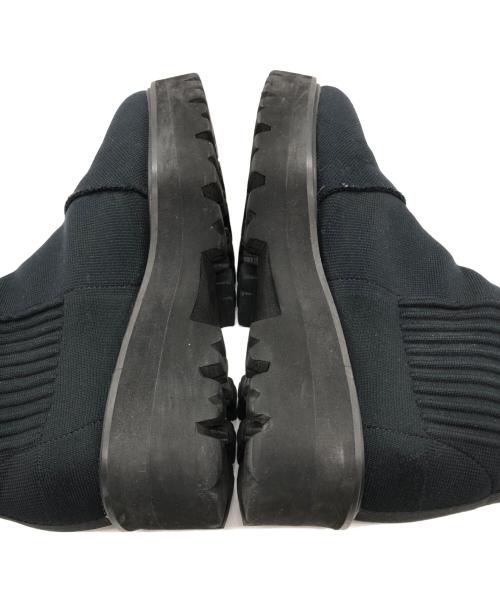 PLEATS PLEASE（プリーツプリーズ）PLEATS PLEASE (プリーツプリーズ) UN (ユナイテッドヌード) EASYKNITBOOTS ブラック サイズ:23.5cmの古着・服飾アイテム