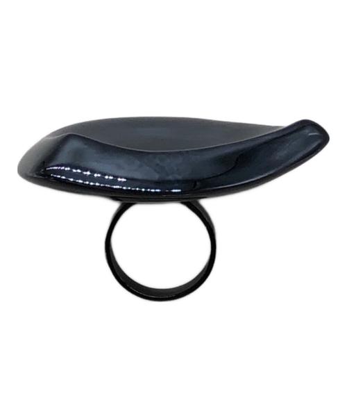 ISSEY MIYAKE（イッセイミヤケ）ISSEY MIYAKE (イッセイミヤケ) ストーンモチーフリング ネイビー サイズ:下記参照の古着・服飾アイテム