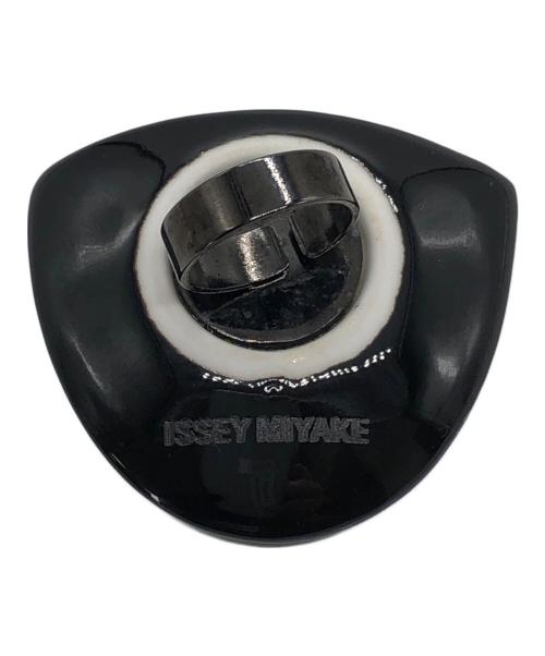 ISSEY MIYAKE（イッセイミヤケ）ISSEY MIYAKE (イッセイミヤケ) ストーンモチーフリング ネイビー サイズ:下記参照の古着・服飾アイテム