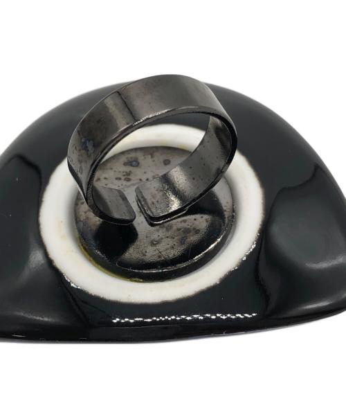 ISSEY MIYAKE（イッセイミヤケ）ISSEY MIYAKE (イッセイミヤケ) ストーンモチーフリング ネイビー サイズ:下記参照の古着・服飾アイテム