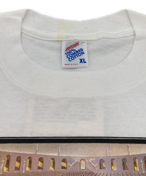 JERZEES（ジャージーズ）JERZEES (ジャージーズ) 幻覚剤的闘牛士 アートプリントTシャツ ホワイト サイズ:XLの古着・服飾アイテム