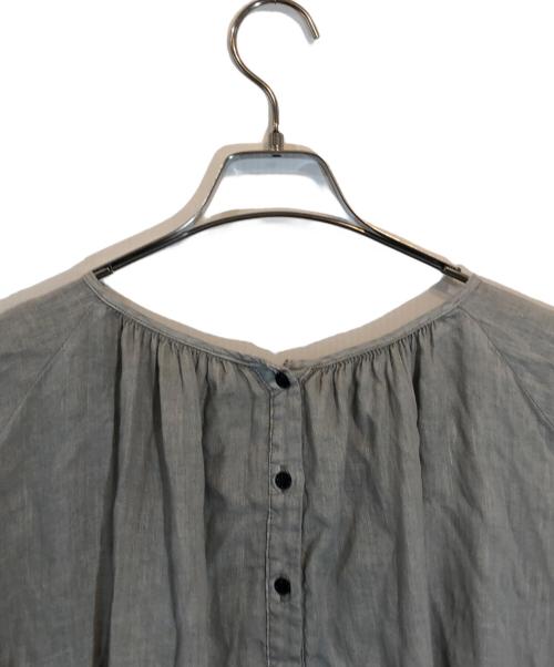 nest Robe（ネストローブ）nest Robe (ネストローブ) リネンインディゴ2WAYドレス グレー サイズ:SIZE FREEの古着・服飾アイテム