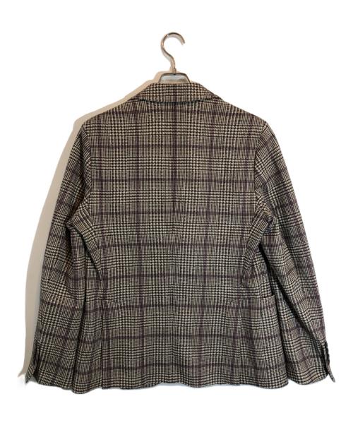 CIRCOLO 1901（チルコロ1901）Circolo 1901 (チルコロ1901) グレンチェックテーラードジャケット ベージュ サイズ:SIZE 50の古着・服飾アイテム