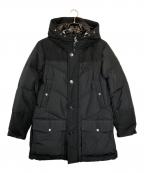 WOOLRICHウールリッチ）の古着「LOGO ARCTIC PARKA DF」｜ブラック