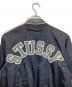 中古・古着 stussy (ステューシー) アーチロゴスカジャン ブラック サイズ:SIZE XL：15000円
