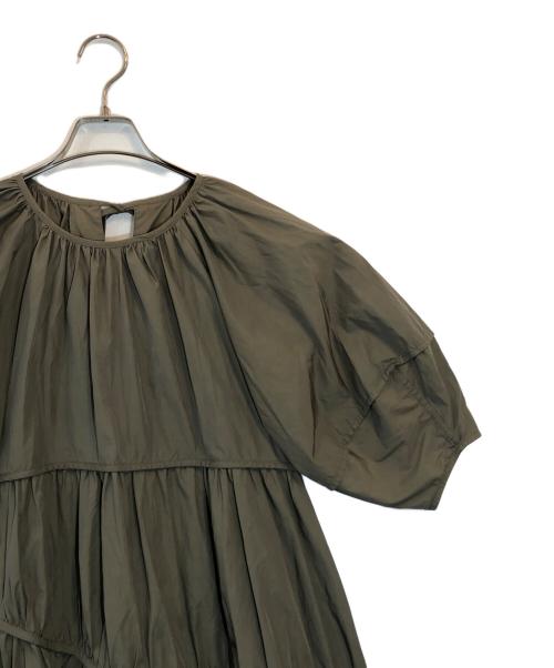 machatt（マチャット）machatt (マチャット) ナイロンブラウスワンピース グリーン サイズ:Fの古着・服飾アイテム