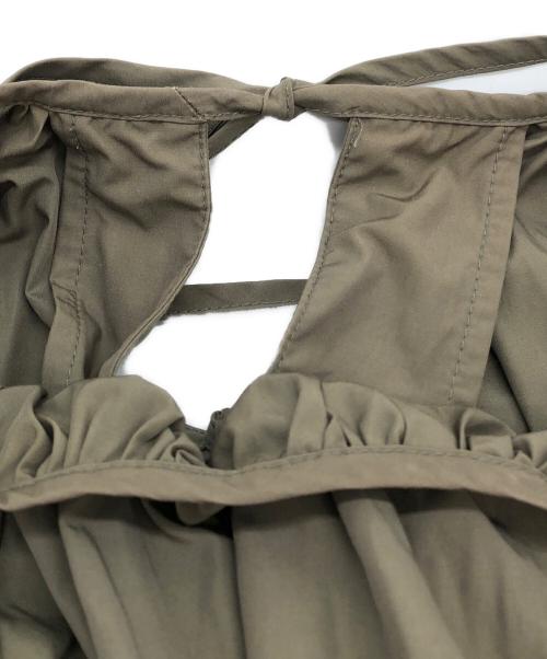 machatt（マチャット）machatt (マチャット) ナイロンブラウスワンピース グリーン サイズ:Fの古着・服飾アイテム