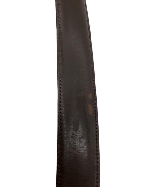 Cartier（カルティエ）Cartier (カルティエ) Cアロンジェレザーベルト ブラックの古着・服飾アイテム