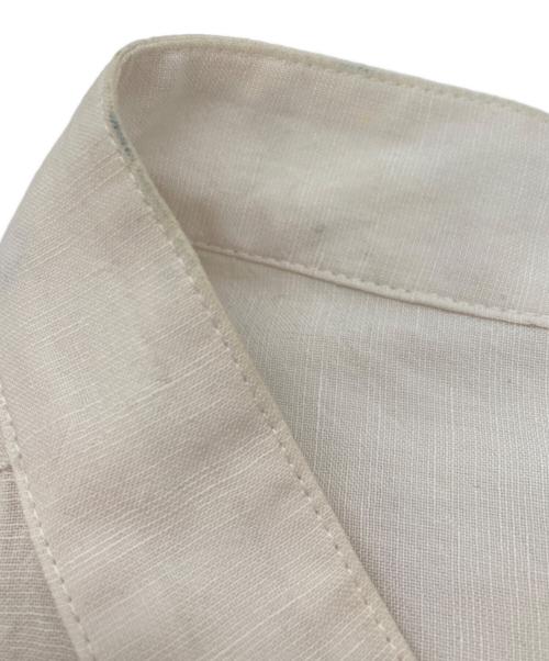 VISVIM（ビズビム）VISVIM (ビズビム) バンドカラーシャツ ベージュ サイズ:SIZE 4の古着・服飾アイテム