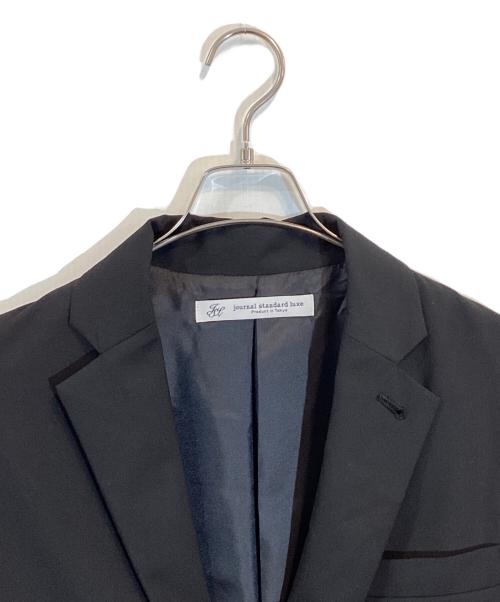 journal standard luxe（ジャーナルスタンダード ラックス）JOURNAL STANDARD LUXE (ジャーナルスタンダード ラックス) TRオックスストレッチジャケット ブラック サイズ:SIZE FREEの古着・服飾アイテム