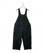 journal standard luxeジャーナルスタンダード ラックス）の古着「製品染め ツイルベイクオーバーオール」｜ブラック