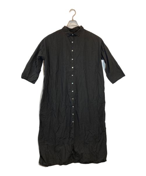 album di famiglia（アルバム ディ ファミリア）album di famiglia (アルバム ディ ファミリア) LONG COLLAR DRESS ブラック サイズ:SIZE Sの古着・服飾アイテム