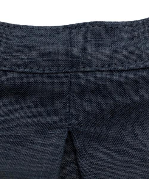 1dozen（イチダース）1dozen (イチダース) リネンロングシャツ ネイビー サイズ:Iの古着・服飾アイテム