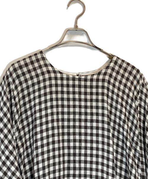 Veritecoeur（ヴェリテクール）Veritecoeur (ヴェリテクール) ギンガムチェックワンピース ブラウン サイズ:SIZE Freeの古着・服飾アイテム